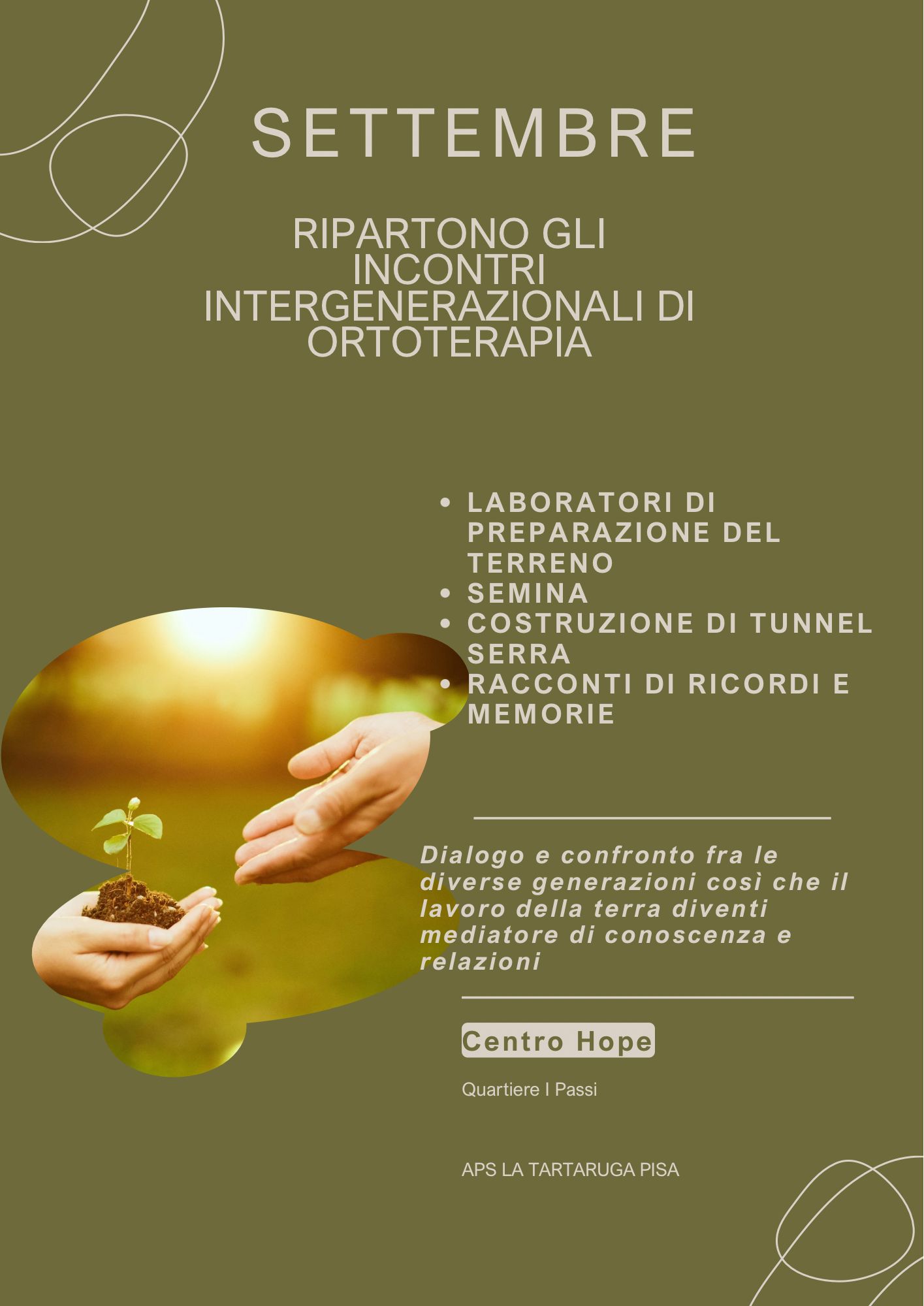 orto delle generazioni settembre